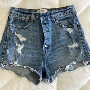 Blue Jean Abercrombie shorts